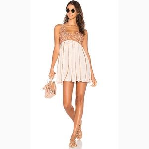 Free People Glitter Slip Dress